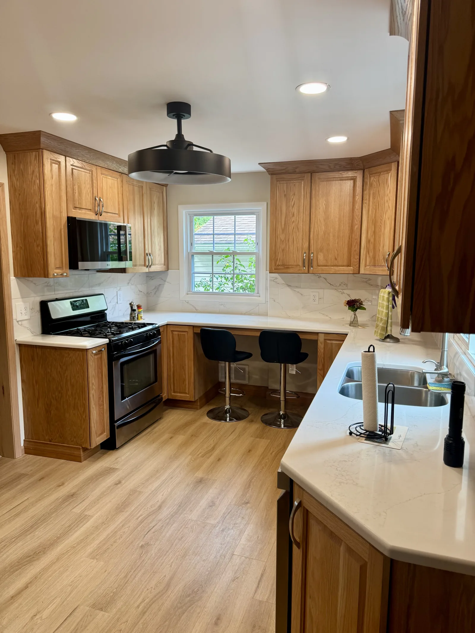 Oak Kitchen Remodel in Rochester, NY by Dream Space Renovation & Design LLC project photo 3